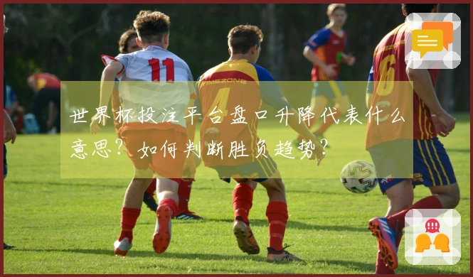 世界杯投注平台盘口升降代表什么意思？如何判断胜负趋势？
